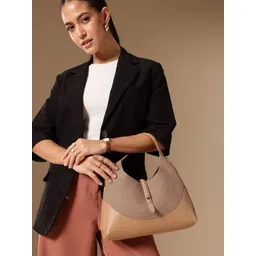 Chemistry Textured Hobo Bag with Pouch-picture-34