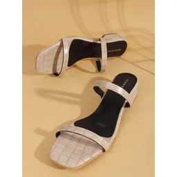 Chemistry Textured PU Work Block Sandals with Buckles-picture-39