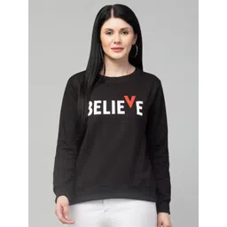 Chemistry Typography Printed Fleece Pullover Sweatshirt-image-45