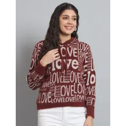 Chemistry Typography Printed Hooded Woollen Pullover-picture-40