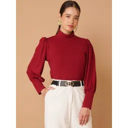 Chemistry Women Bishop Sleeves Cotton Top-picture-16