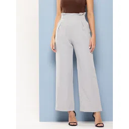 Chemistry Women Pleated Formal Trousers-picture-39