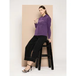 Chemistry Women Printed Hooded Sweatshirt-image-36