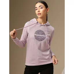 Chemistry Women Printed Hooded Sweatshirt-image-35