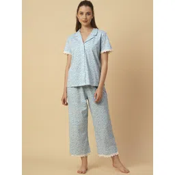 Chemistry Women Printed Jersey Night suit-image-48