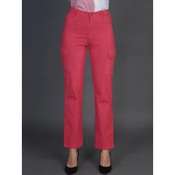 Chemistry Women Straight Fit High-Rise Cargo Jeans-picture-14