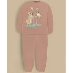 cherry crumble by nitt hyman Girls Cartoon Print Nightwear Set-picture-14