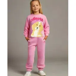 cherry crumble by nitt hyman Girls Lounge Pants & Top Set-picture-29