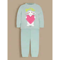 Cherry Crumble By Nitt Hyman Girls Mint Printed Regular Fit Nightsuit-picture-24