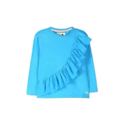 Cherry Crumble By Nitt Hyman Kids Blue Textured Knit Wave Top-picture-13