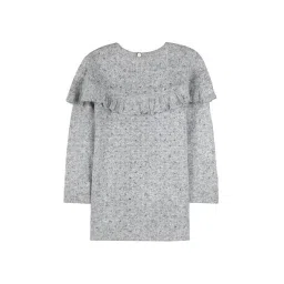 Cherry Crumble By Nitt Hyman Kids Grey & White Dress-picture-37