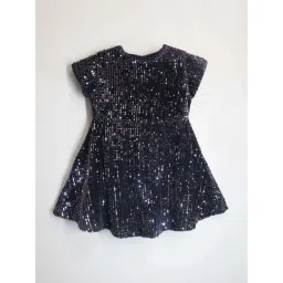 Cherry Crumble By Nitt Hyman Kids Grey Embellished Dress-picture-15