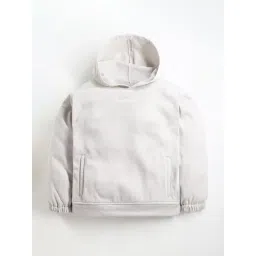 Cherry Crumble By Nitt Hyman Kids Grey Regular Fit Full Sleeves Hooded Sweatshirt-picture-12