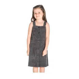 Cherry Crumble By Nitt Hyman Kids Grey Textured Dress-picture-20