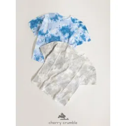 Cherry Crumble By Nitt Hyman Kids Multicolor Tie-Dye T-Shirt (Pack Of 2)-picture-12