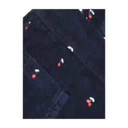 Cherry Crumble By Nitt Hyman Kids Navy Embroidered Pinafore Dress image 3