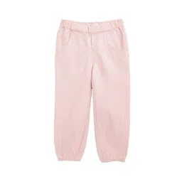 Cherry Crumble By Nitt Hyman Kids Peach Solid Pants-picture-10