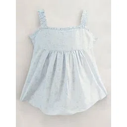 Cherry Crumble by Nitt Hyman Kids Sky Blue Printed Top-picture-12