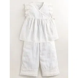 Cherry Crumble by Nitt Hyman Kids White Striped Top Set-picture-28