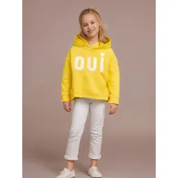 Cherry Crumble by Nitt Hyman Kids Yellow Printed Full Sleeves Hoodie-picture-24