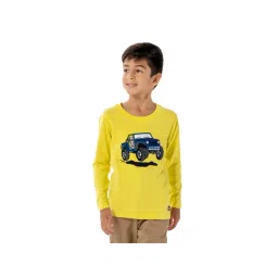 Cherry Crumble By Nitt Hyman Kids Yellow Printed T-Shirt-picture-38