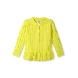 Cherry Crumble By Nitt Hyman Kids Yellow Special Weaves Sweater-picture-26