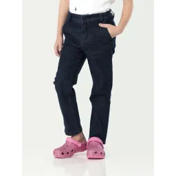 Cherry Crumble By Nitt Hyman Navy Solid Jeans-picture-13