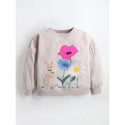 Cherry Crumble Girls Floral Embroidered Sweatshirt-picture-26