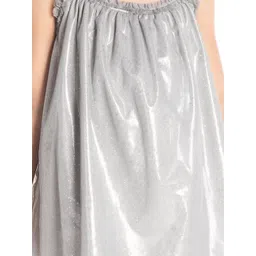 Cherry Crumble Girls Grey Embellished A-Line Top image 2