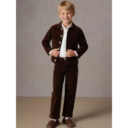 Cherry Crumble Kids Pure Cotton Shirt With Trousers-picture-34