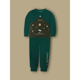 Cherry Crumble Kids Round Neck T-shirt Slip-On Pyjamas Night suit-picture-57
