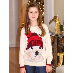 Cherry Crumble Kids-Unisex Full Sleeves Round Neck Sweater-picture-22