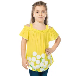 Cherry Crumble Polka Dot Flutter Sleeve Cotton Top-picture-40