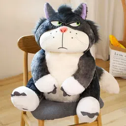 cherubs Cute Huggable Lucifer Angry Cat Anime Imported Plush Toy- 55 cm-picture-35