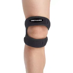 Chevalier Knee Strap Support Band for Pain Relief, Black, Single-picture-15