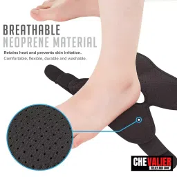Chevalier Medium Size Ankle Support Neo Compression Brace CHE-ASAB-M-Black-101 image 4
