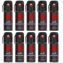 Chevalier Self Defense 50ml Pepper Spray for Women Safety/Protection, Pack of 10-picture-45