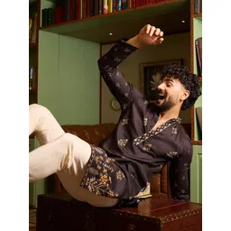 CHHAAP Men Ethnic Motifs Printed Kurta-image-37