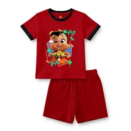 Chhota Bheem Boys Printed Short Sleeves T-shirt With Shorts-picture-18