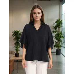 CHIC BY TOKYO TALKIES Women Flutter Sleeve Shirt Style Top-picture-23