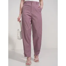 CHIC BY TOKYO TALKIES Women Regular Fit Mid-Rise Trouser-picture-14