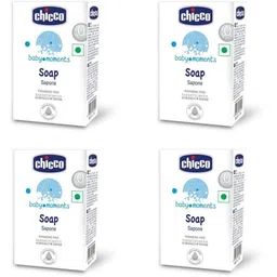 chicco Baby Moments Soap, Moisturising and Nourishing, 0m+, Dermatologically tested, Paraben free (125 g*4)-picture-13