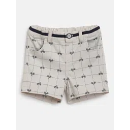 Chicco Boys Checked Cotton Shorts-picture-17