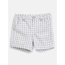 Chicco Boys Checked Cotton Shorts-picture-54