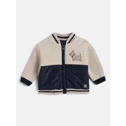 Chicco Boys Colourblocked Cardigan with Applique Detail-picture-17