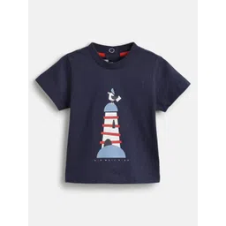 Chicco Boys Graphic Printed Round Neck Cotton T-shirt-picture-55