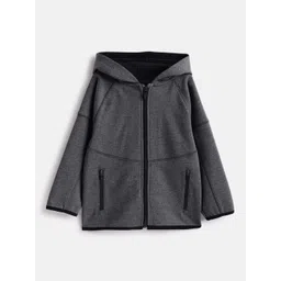 Chicco Boys Hooded Solid Lightweight Casual Tailored Jacket-picture-50