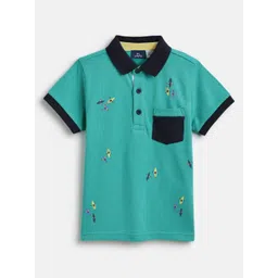 Chicco Boys Printed Polo Collar T-shirt-picture-34