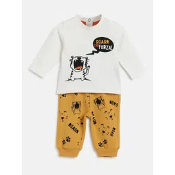 Chicco Boys Printed Pure Cotton T-shirt With Trouser-picture-13