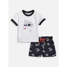 Chicco Boys Printed T-shirt with Shorts-picture-19
